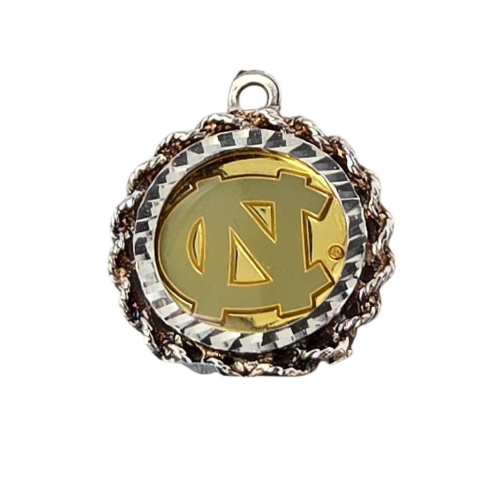 University Of North Carolina .999 Silver Collegiate Pendant Charm Liscensed Rams